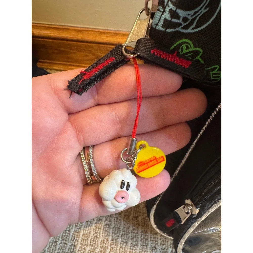 Nintendo Super Mario Rolling Backpack‎ Luggage with Cloud Charm